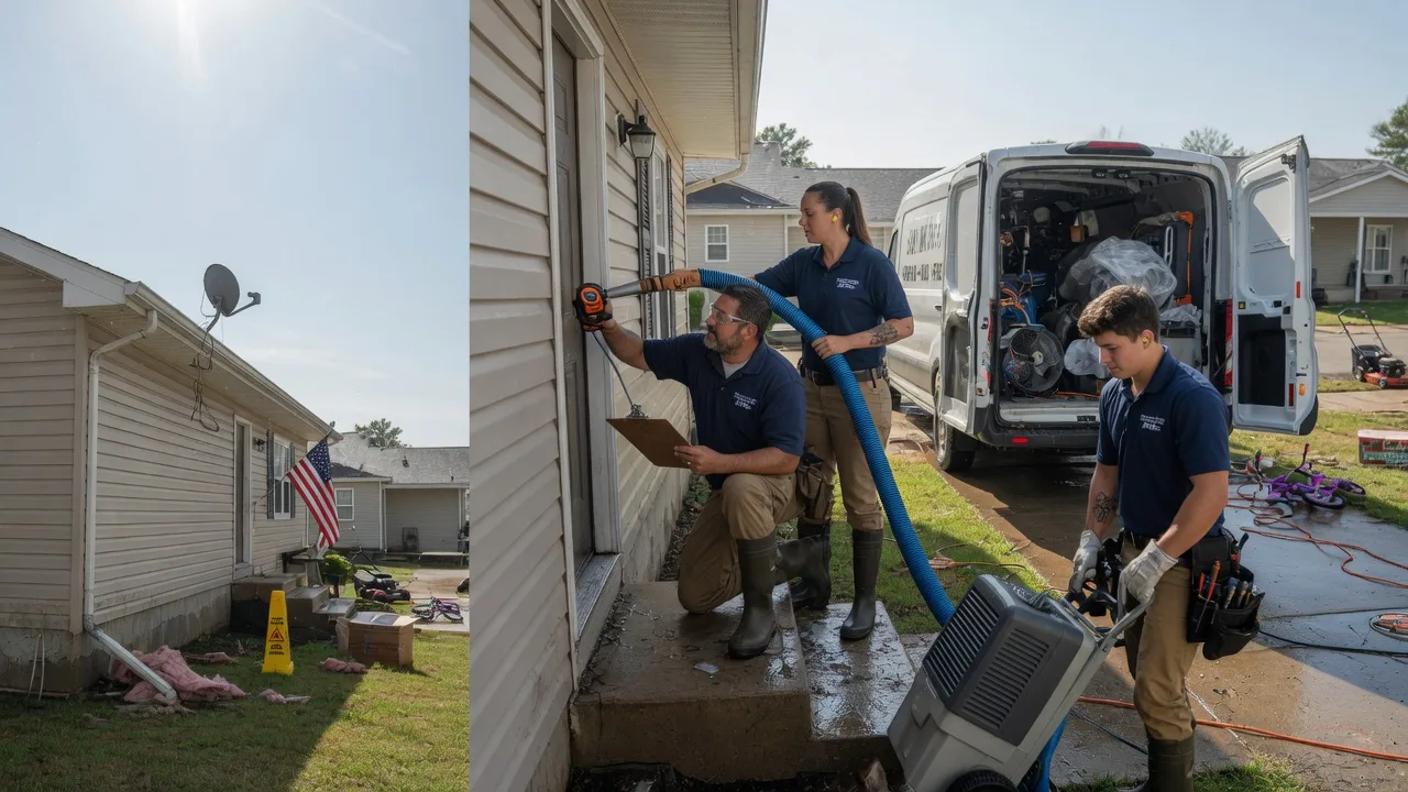 Ceiling Water Damage Restoration in Gresham, WI near me